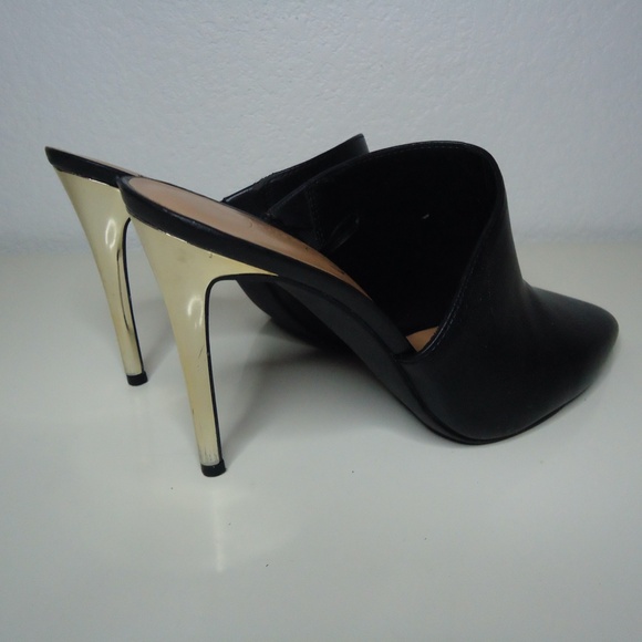 Jessica Simpson Black Slip On Closed Toed Pointed Toed Mule Heels - Size 11 - Picture 6 of 10